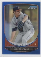 2013 Bowman Chrome Prospects Blue Refractor 73/250 Nick Tropeano #BCP179 0f4