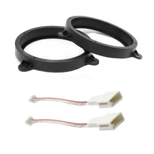 6.5" Rear Door Speaker Adapter w/ Harness For Subaru Outback Impreza Forester