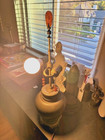 Pewter Ginger Jar Lamp With Carnelian Agate — photo 4