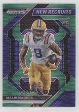 2024 Panini Prizm Draft Picks New Recruits Green Pulsar 17/25 Malik Nabers 4z8