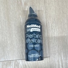 NeilMed Piercing Aftercare Fine Mist Black Wound Wash 1 Item NeilCleanse 3.4 oz
