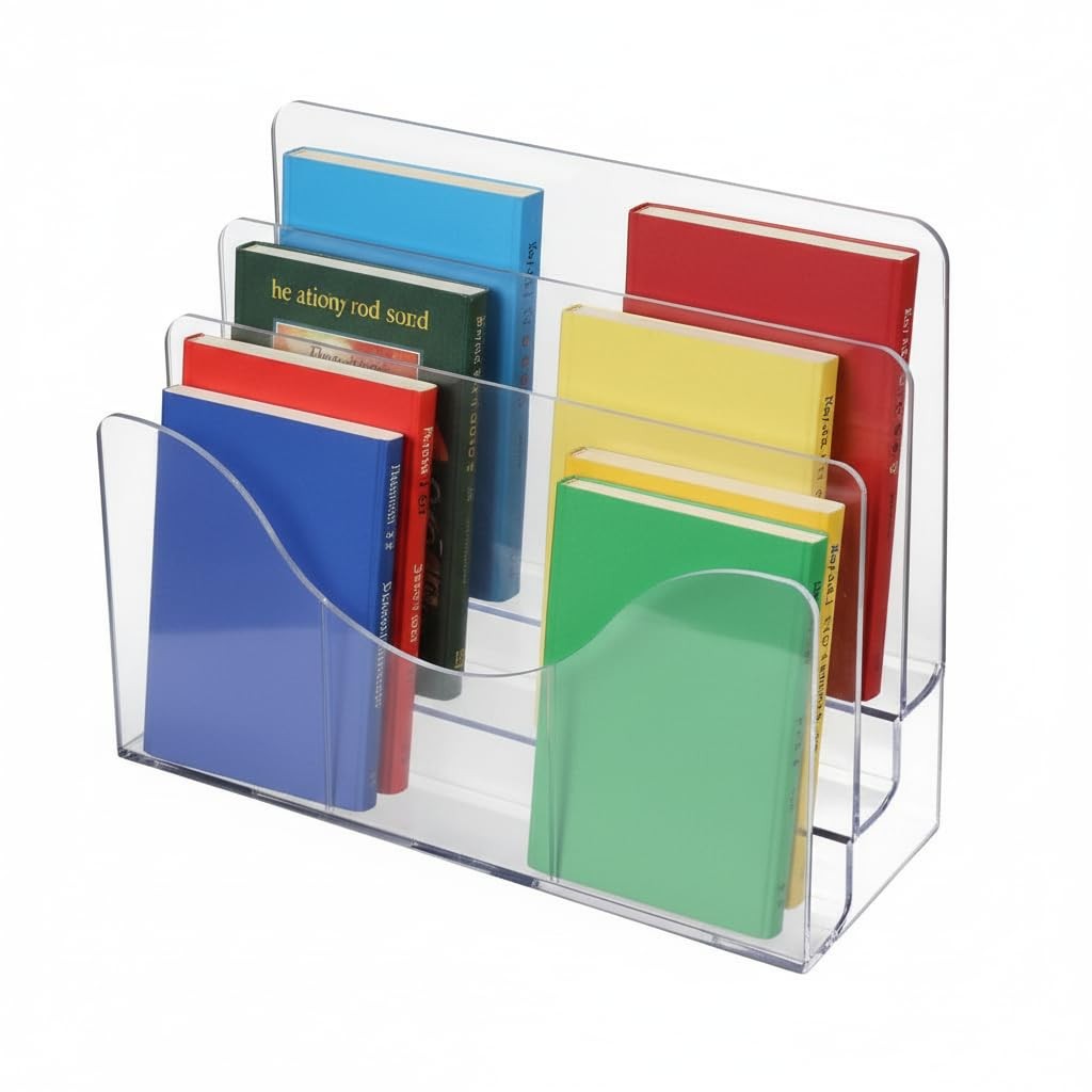 250099 Three Tier File and Brochure Desktop Wall Organizer Holder with ...