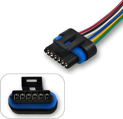 #ad Throttle Position Sensor 6 Pin Connector TPS Actuator Pigtail Pre Wired 7.5 inch $17.79