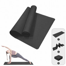 4mm EVA Yoga Mat Non Slip Exercise Fitness Gym Pilates Workout Floor Mat