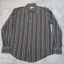 Vintage Guess Shirt Mens M Button Up Preppy Career Casual Lightweight Sparkly