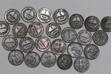 ITALY 1 CENTESIMO MASSIVE LOT WITH DUPLICATION B98 #2 CC5