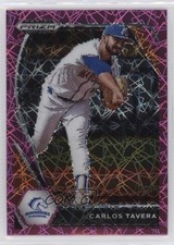 2021 Panini Prizm Draft Picks Pink Velocity Prizm Carlos Tavera #PDP137 0st9