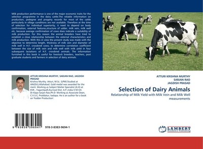 Selection of Dairy Animals Atturi Krishna Murthy