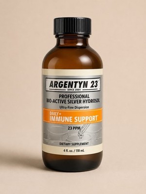 Argentyn 23 , Professional Bio-Active Silver Hydrosol , 23 PPM, 4 floz FREE SHIP