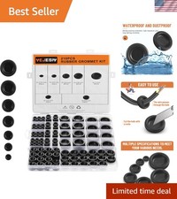 210PCS Rubber Grommet Firewall Hole Plug Electrical Wiring Gasket Assortment Kit