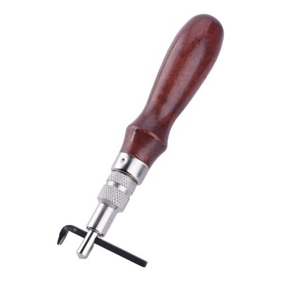 Adjustable Leather Edge Stitching Groover Leathercraft Groove Gouge Working Tool