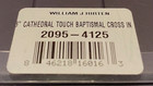 New! William J. Kirten 6" Silver Tone Pewter Cathedral Touch Baptismal Cross — photo 10