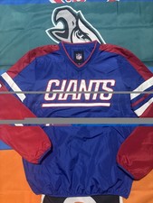NWOT Men  s Small New York Giants NFL Brand Pullover Windbreaker Jacket