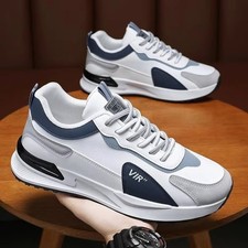 MENS AIR SHOCK ABSORBING RUNNING TRAINERS - CASUAL GYM WALKING SPORTS SHOES SIZE