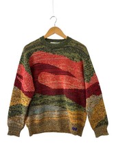 TOGA TOO Jacquard Knit Pullover M Cotton Multi color TZ242 XN901