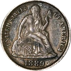 1889-P Seated Liberty Dime