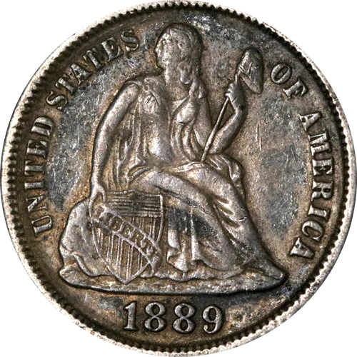 1889-P Seated Liberty Dime