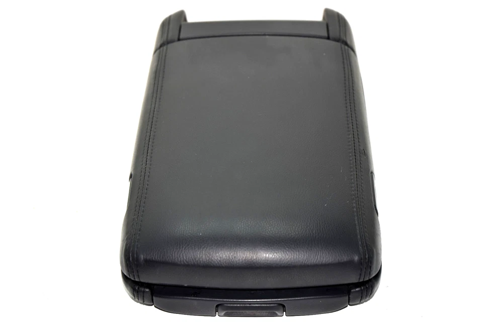 💎 Infiniti Q45 2002-2004 consola central negra cuero reposabrazos tapa almacenamiento OEM Foto 2 de 4