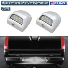 2x Led License Plate Light Tag Lamp For Chevy Silverado 1500 2500 3500 1999-2013