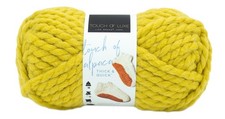 Lion Brand Touch Of Alpaca Thick  Quick Yarn-Yellow Mustard - 686-158