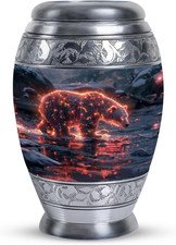 Bear Urn for Ashes for Women - Small Urns for Human Ashes Adult Male - Tiny Fune