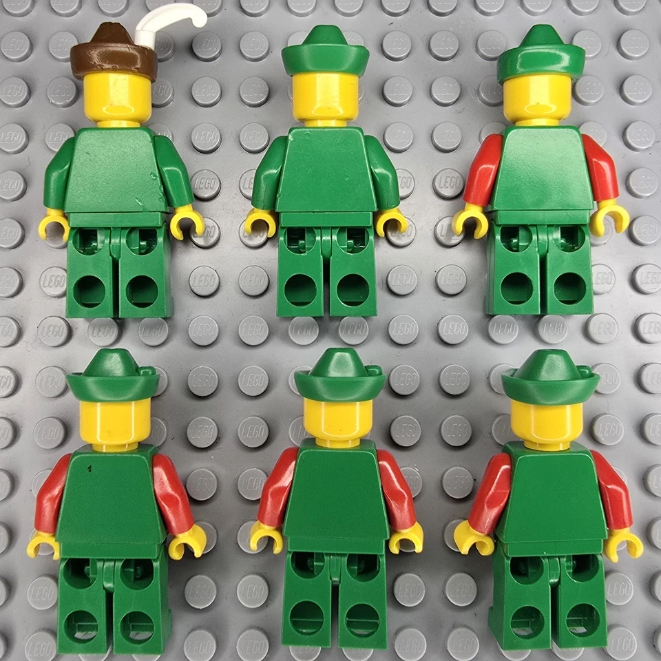 Lote de minifiguras y accesorios Lego Castle Forestmen Foto 3 de 4