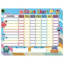 8 Dry Erase Chore Chart Kids Reward Behavior Chart Self Adhesive Reusable Set