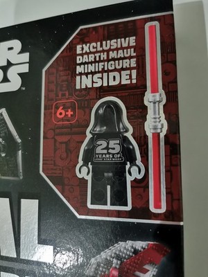 Lego Darth Maul 25 Jahre Lego Torso sw1330 Minifigur. NIE ZUSAMMENGEBAUT. 