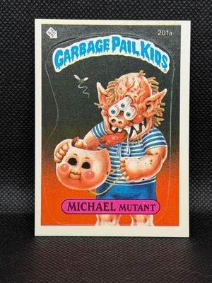 1986 Topps Garbage Pail Kids GPK Series 5 #201a MICHAEL Mutant 1-star