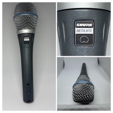 Shure Beta 87C Microfono Vocale a Condensatore Cardioide XLR Stage Studio Testato Funzionante