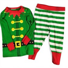 Wondershop Target Baby 12M Elf Pajamas Christmas Costume Sleepwear Set