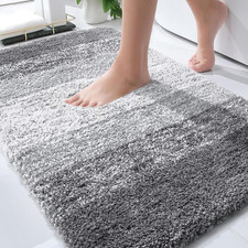Bathroom Rugs Mat 30X20, Extra Soft Absorbent Microfiber Bath Rugs, Rubber Backi