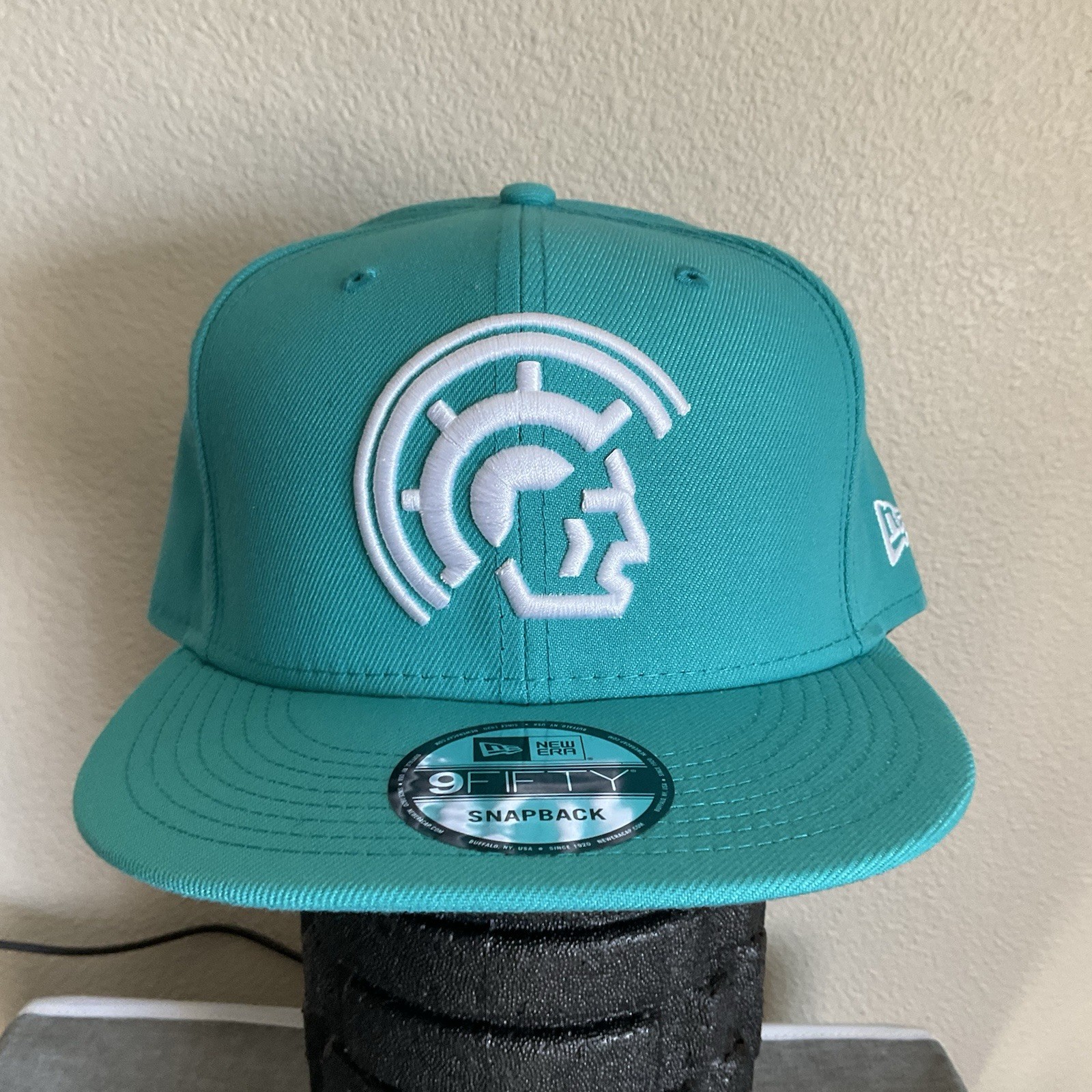 Fitted Hawaii Vanguard 808 New Era 9Fifty Aqua Adjustable SnapBack Hat