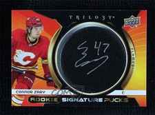 2023-24 Upper Deck Trilogy Rookie Signature Pucks Connor Zary #RSP-CZ Auto 2o7