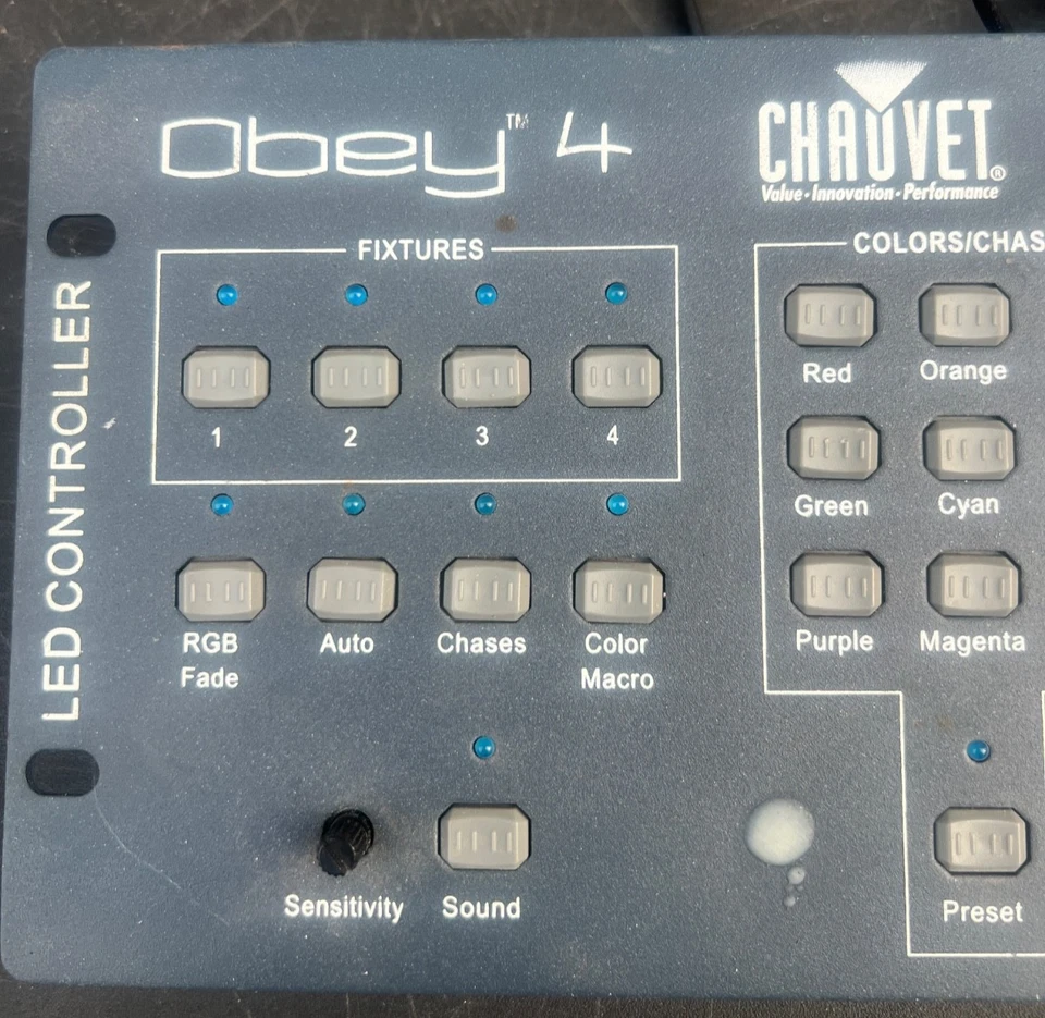 Chauvet OBEY40 DMX Controller - Grey DJ and Lighting - Image 2 of 4