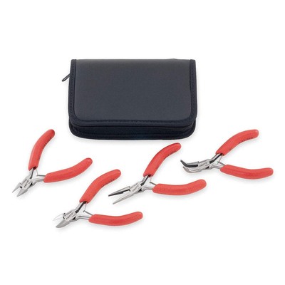 PROTO J2804SMP Precision Plier Set,Cushion Grip,4 Pcs 2TJ50
