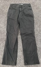 Carhartt Relaxed Fit Work Pants Men s 32x32 Light Black Utility Canvas