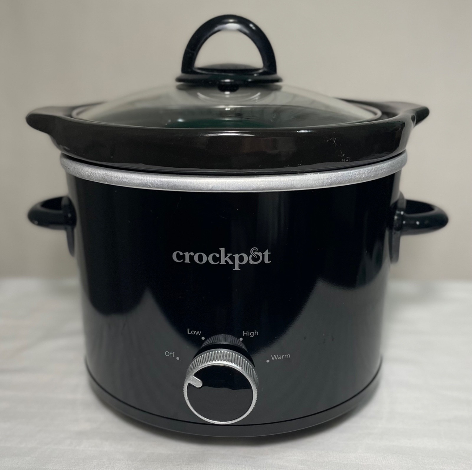 Crock-Pot CPSCRM20-BP Slow Cooker, 2 Quart Black, Pre-owned, Tested