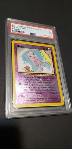 Pokemon Southern Islands Mew PSA 5 with Swirl