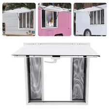 Concession Stand Trailer Serving Window Awning Food Truck Service Screen Window