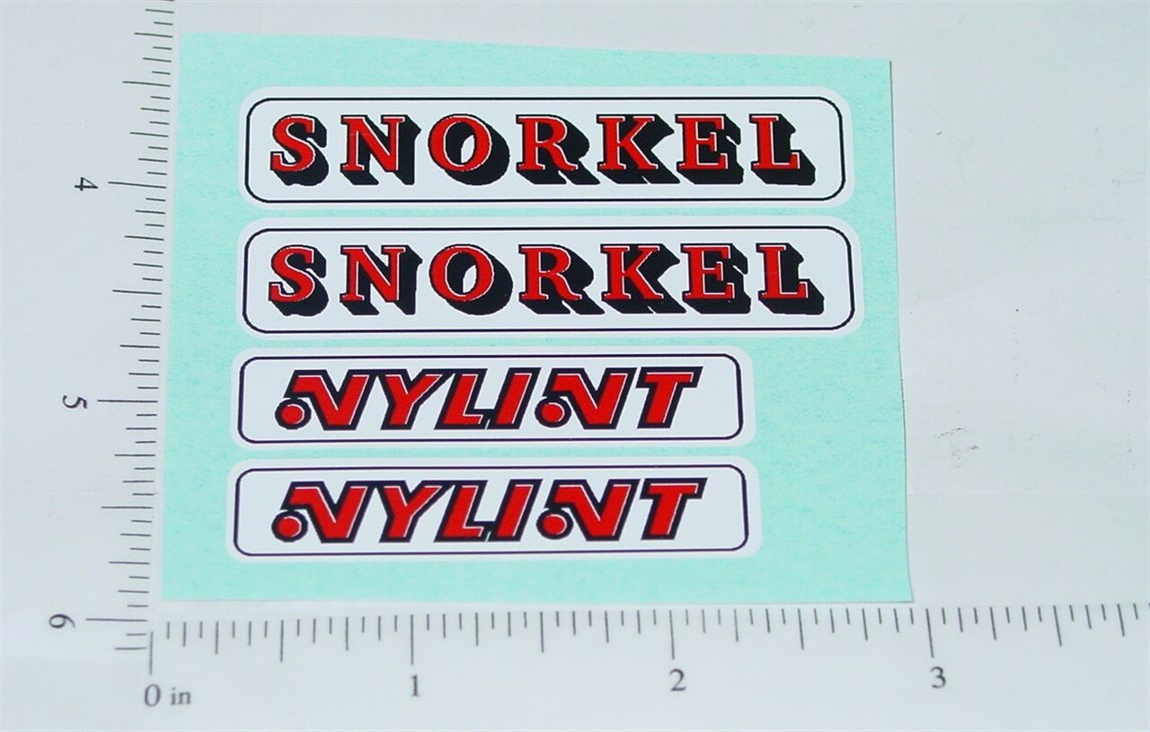 Nylint Cadet Snorkel Fire Truck Sticker Set NY-116