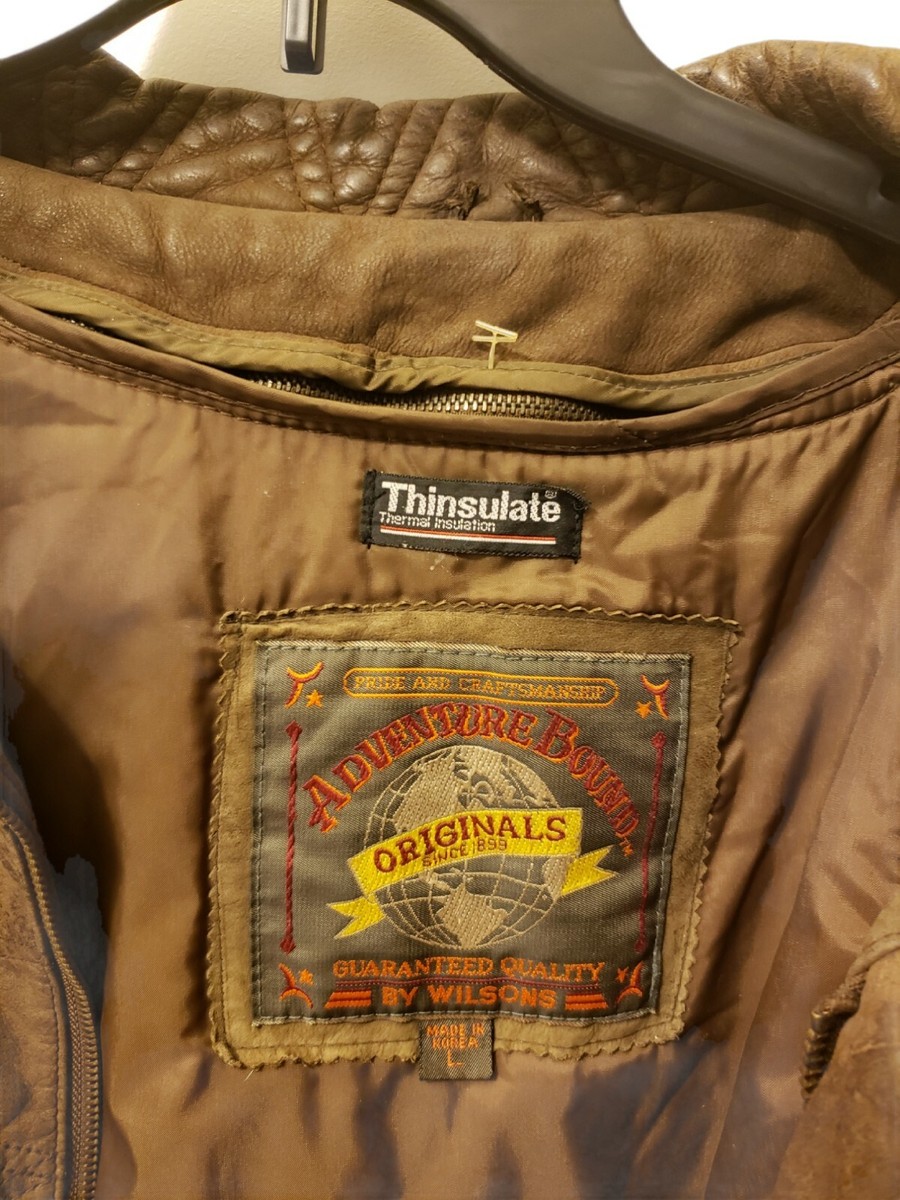 Adventure Bound Leather Jacket with Removable Thinsulate