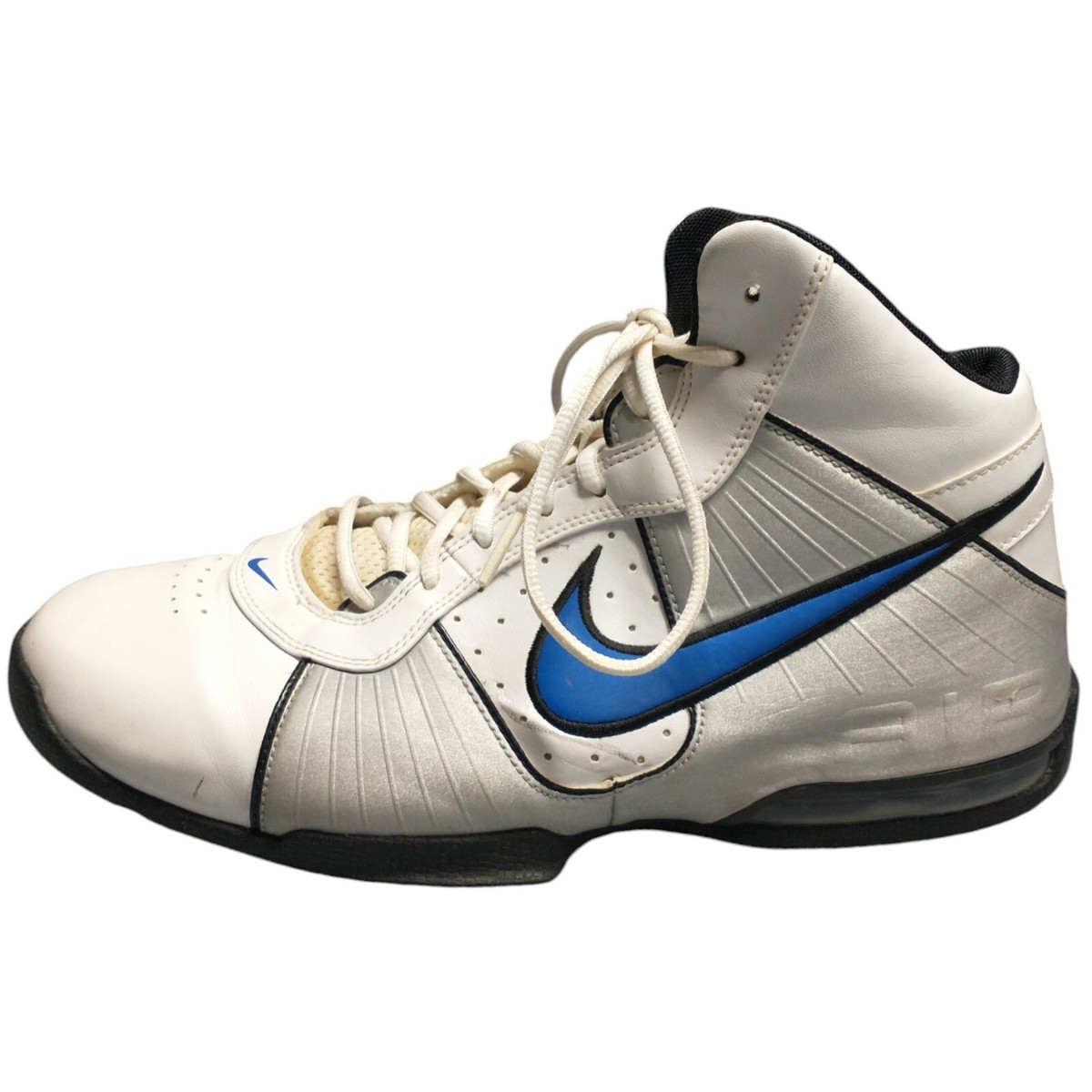 Nike Air Max Full Court Sneakers Mens Size 10 White Silver