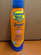 Banana Boat Ultra Sport Clear Spray Sunscreen Spray 50+ SPF 6oz