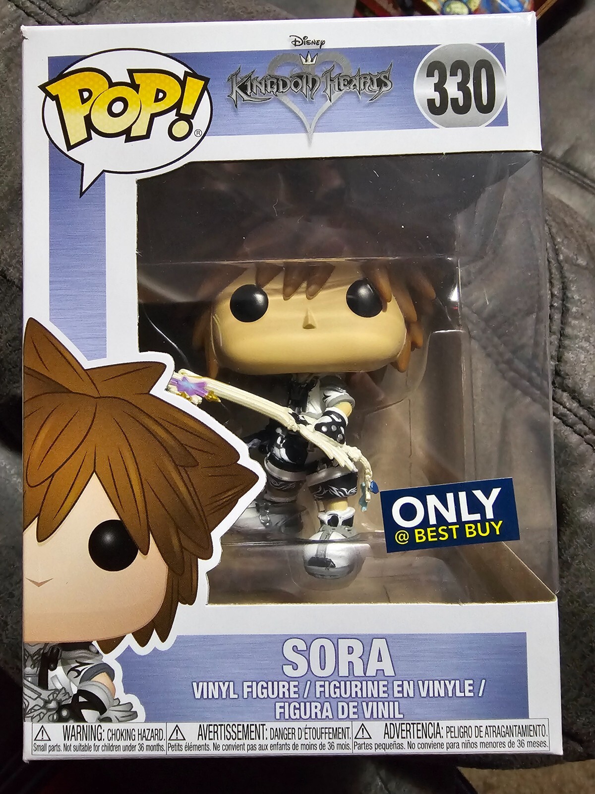 Kingdom Hearts Sora #330 Best Buy Exclusive Funko Pop - New In Slight Damage Box