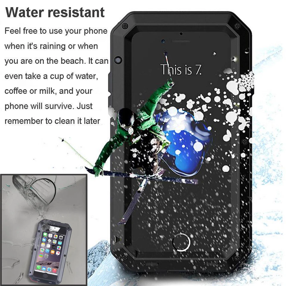 Funda para iPhone LUNATIK TakTiK OEM Extrema Premium Protección - A prueba de golpes a prueba de polvo Foto 3 de 4