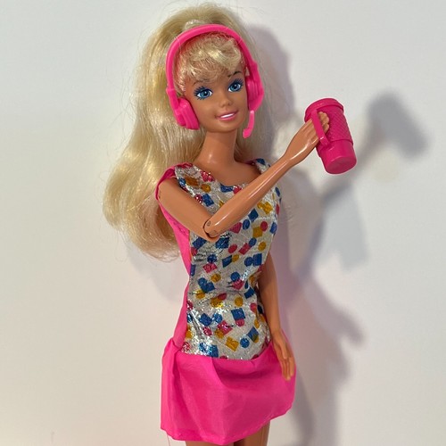 1993 90s Fully Jointed articulated Barbie Doll Mattel Gymnast line Redressed - Foto 13 di 13