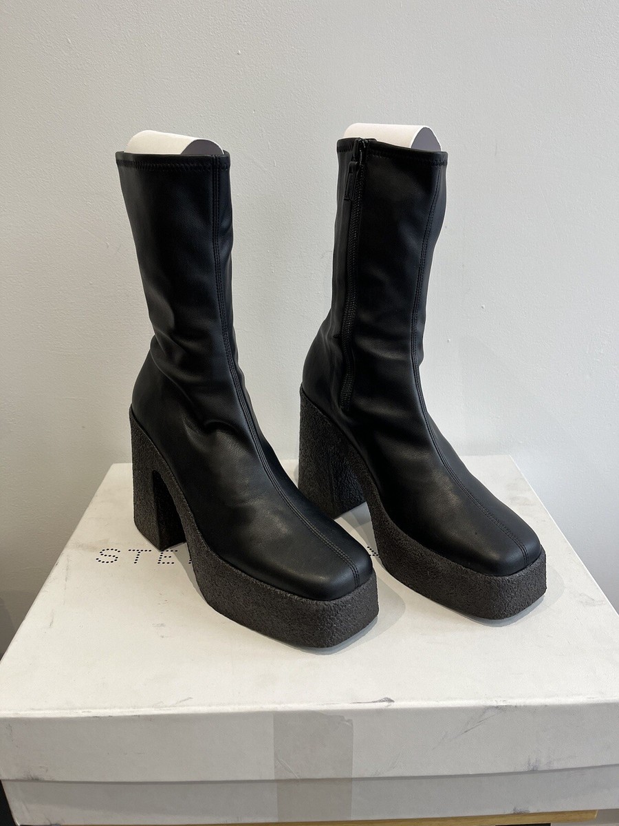 Stella McCartney Skyla Platform Ankle Boots Women's Uk Size