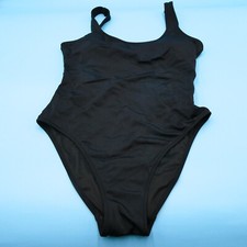 Victorias Secret Small Black Padded Wide Straps Swim One Piece Swimsuit Beach VS