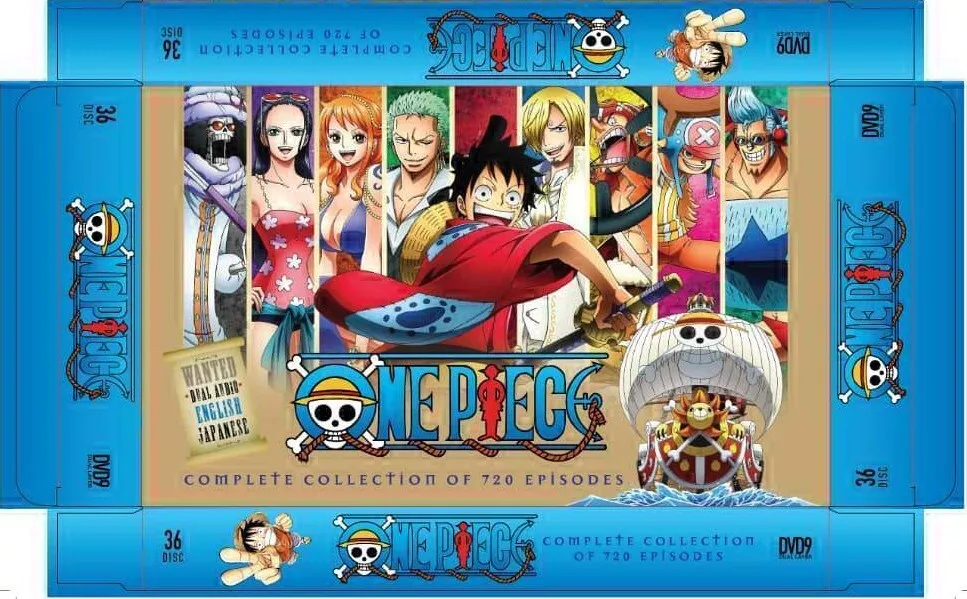 DVD One Piece Collection Series Eps 1 720 English Dubbed 